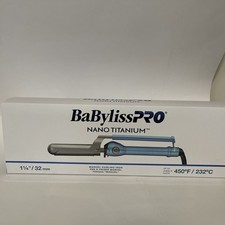 BABNT125S BABYLISS PRO NANO TITANIUM SPRING CURLING IRON 1 1/4"