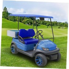 Golf Cart Seat Covers for Club Car Precedent OEM Ordinary Seat, Front Seat Blue