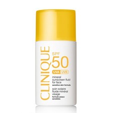 Clinique Mineral Sonnencreme Fluid F&uuml;r Das Gesicht SPF 50 30 Ml
