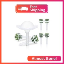 Thyle 5 Pcs Flower Bouquet Holder Foam Floral Handle Wedding Supplies Bridal Bou