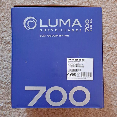Luma 700 Series Dome Camera LUM-700-DOM-IPH-WH (White) Home Security, Brand New!
