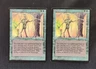 MTG 2x Gaea's Touch The Dark Magic The Gathering LP See Pics