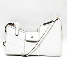 Fendi Shoulder Bag White Leather 5651512