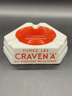 Werbeaschenbecher/CRAVEN A/Pub Zigarette/Tabak/Tabakologie
