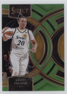 2024 Panini Select WNBA Premier Level Neon Green Prizm 61/75 Kristi Toliver s3g