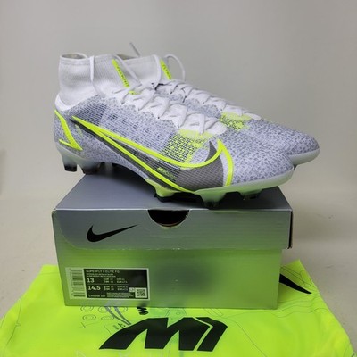 Nike Mercurial Superfly 8 Elite FG 'White Volt' Men's Size 13 CV0958-107