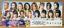 Jamie Hayter Viper 9/9/2018 Stardom 5 Star Grand Prix Stamped Ticket Kimber Lee