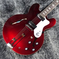 Electric Guitar Epiphone Riviera Frequensator Tailpiece Sparkling Burgundy