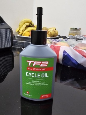 TF2 Allzweck-Fahrradöl - wasserfestes Schmiermittel für Fahrräder, 125 ml