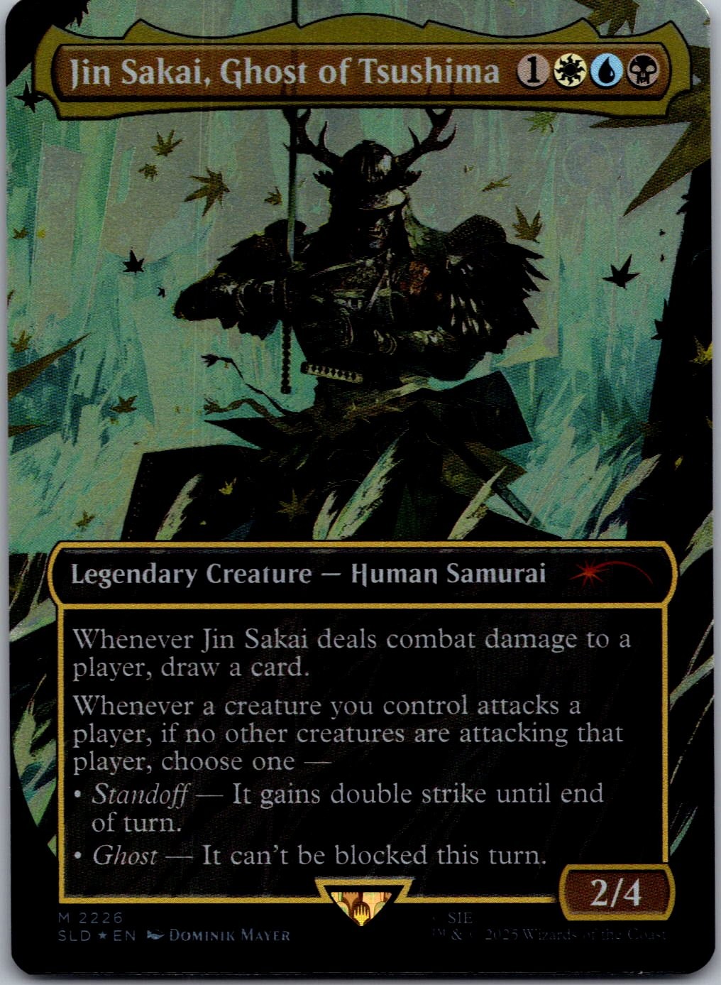 Secret Lair Drop Series #2226 Jin Sakai, Ghost of Tsushima