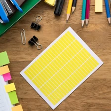  20 Sheets Waterproof Material Label Stickers Adhesive Name Tag Labels