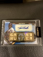 2021 Topps Triple Threads -Torii Hunter Triple Threads Autograph Relics 3/3
