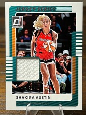 2025 Panini Donruss WNBA #82 Shakira Austin Jersey Series [MEM] Washington Mysti