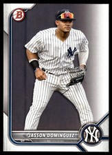 Jasson Dominguez 2022 Bowman #BCP-98 Yankees MLB READ FREE SHIPPING AutographDen