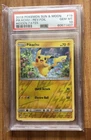 2019 Pokémon Sun & Moon Pikachu Hidden Fates Rev Foil Card PSA 10