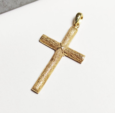 Cross Pendant Silver 925 Handmade Jewelry Birthday Gift