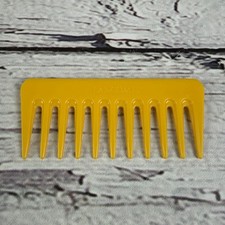 Lancome Wide Tooth Comb 4 Inch Travel Vintage Yellow