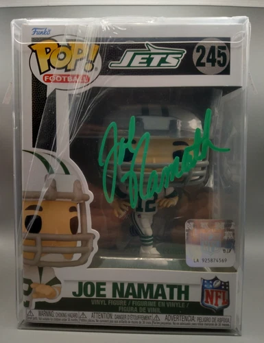 Joe Namath Signed Autographed Funko Pop #246 COA #PC486342 AUTO