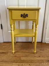 Ethan Allen Daffodil Yelllow Heirloom Nightstand 14-5026P Finish 411