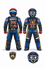 Britains Speedway Bike & Rider Waterslide Decals 1:32 Multi Listing