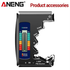 LCD Display Battery Testers C AA AAA D N 9V 1.55V Universal Button Cell Volt Ca