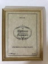 Vintage METALCRAFT Picture DOCUMENT Frame METAL Picture Frame