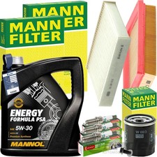 MANN INSPEKTIONSPAKET+MANNOL 5W-30 MOTORÖL passend für TOYOTA AYGO B4 2014-2018
