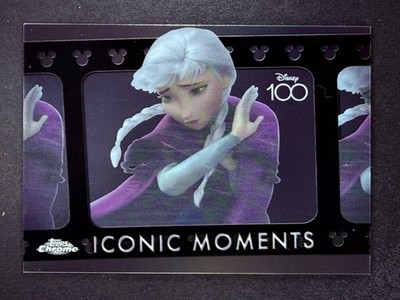 2023 Topps Chrome Disney 100 #IM-8 Anna Saves Elsa   Frozen Iconic Moments