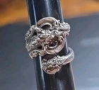 Antique/Vintage Wallace Sterling Silver Ornate Spoon Ring