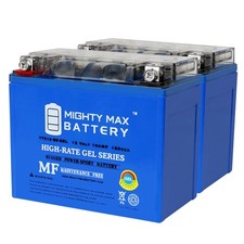 Mighty Max YTX12-BSGEL 12V 10Ah GEL Battery Compatible with UB-YTX12-BS - 2 Pack