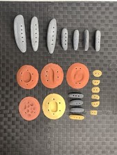 Box Of 22 Used Mixed Sizes Climbing holds- Screw Type