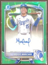 Moises Marchán #CPA-MM(Green Lava Refractor)2025 Bowman Chrome Prospect Au I0-2