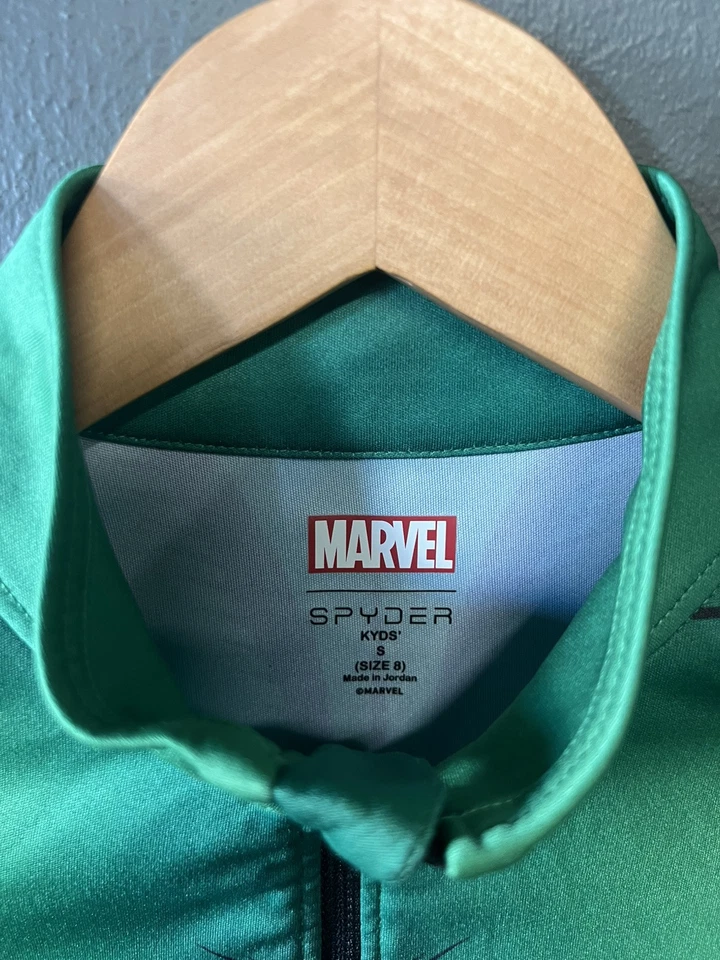 Suéter Spyder Active Niños 1/4 Cremallera Hulk Manga Larga Talla Pequeña 6 Foto 3 de 3