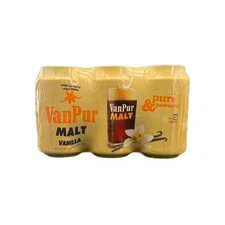 Van Pur Malt Vanilla Flavored Non-Alcoholic Beverage – 6 Pack (330ml Each)