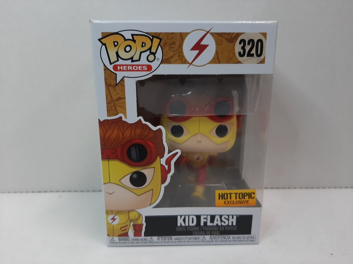 Funko Pop Kid Flash Hot Topic Exclusive BW