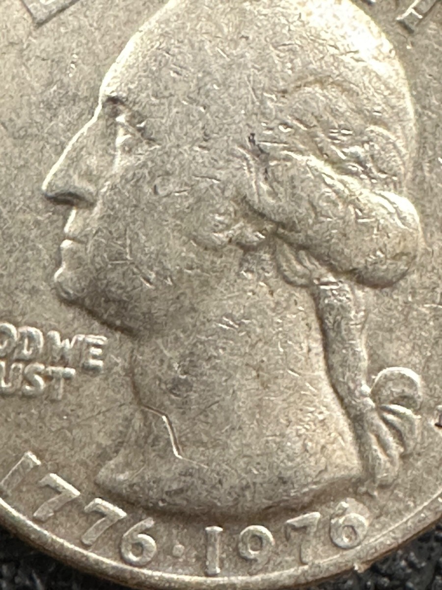 ユリアンページ RARE 1776-1976 Bicentennial Quarter George Washington With D