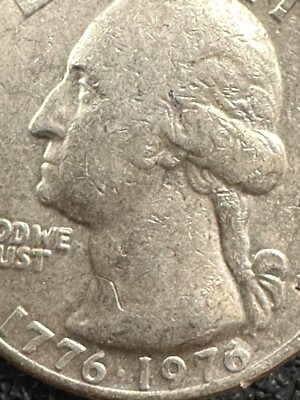 1776-1976 Bicentennial Quarter Dollar Filled D Mint Error rare 25