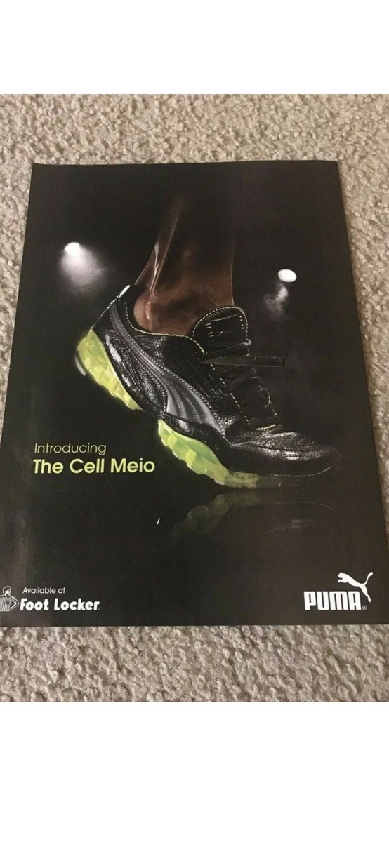 Rare Puma Cell Meio Black Croc Neon Volt Yellow- Size 13 | eBay display picture 2
