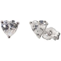 Herzengel HEE-HEART01-ZI MäDchen Ohrstecker Herz Sterling-Silber 925 Weiß