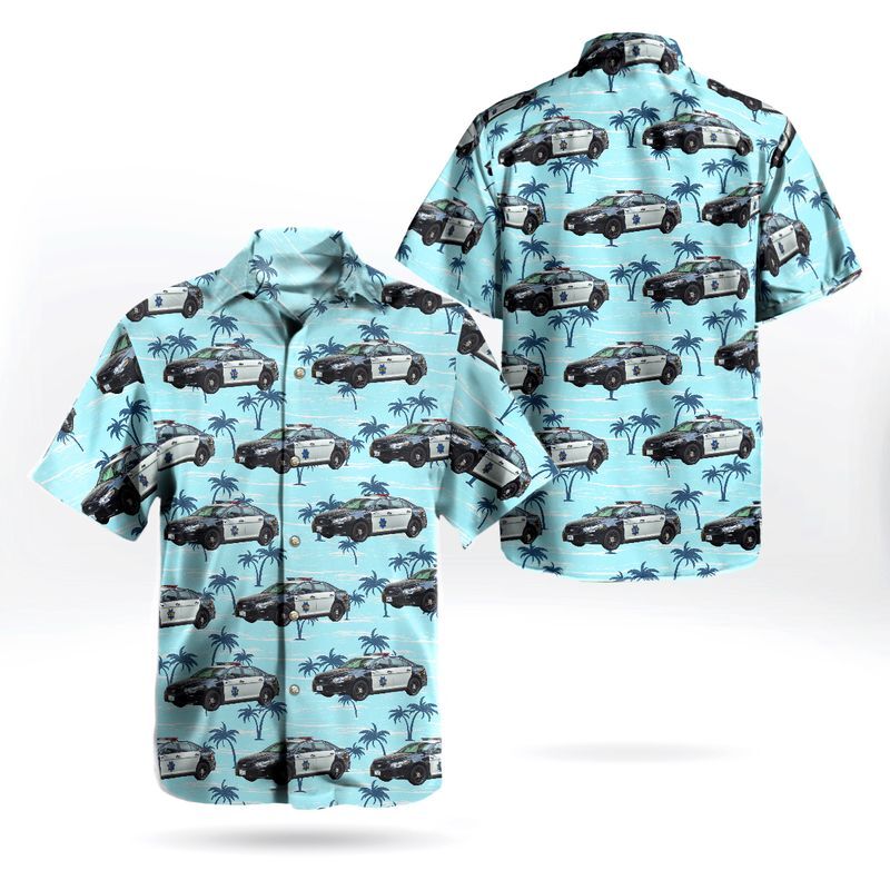 San Francisco Police Department Ford Taurus Hawaiian Aloha Shirt Design