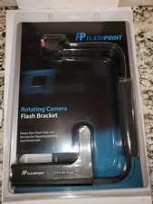 New Flashpoint rotating camera flash bracket with integrated anti twist