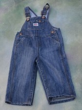 Levis Boy Toddler Blue Denim Jean Overalls Size 24M.