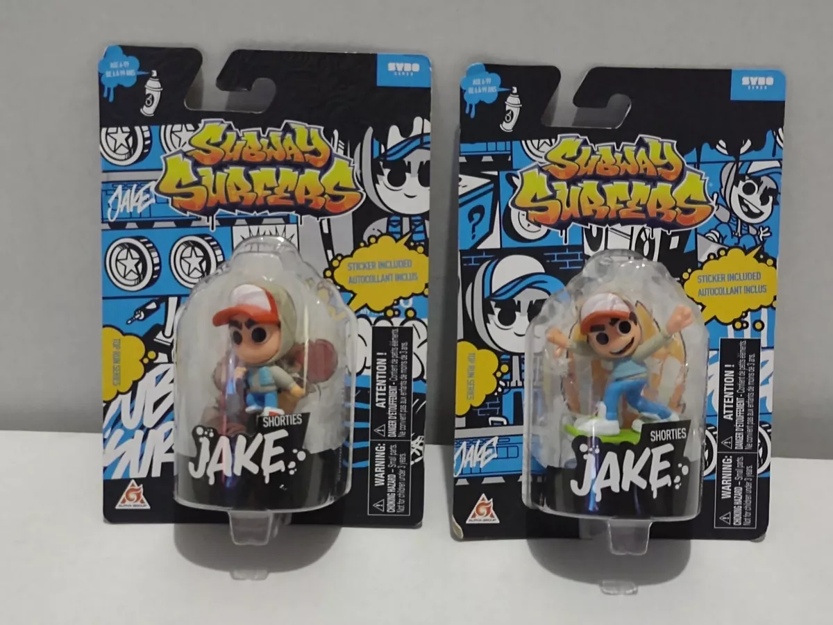 SUBWAY SURFERS SHORTIES RUNNING JAKE FIGURE WITH STICKER