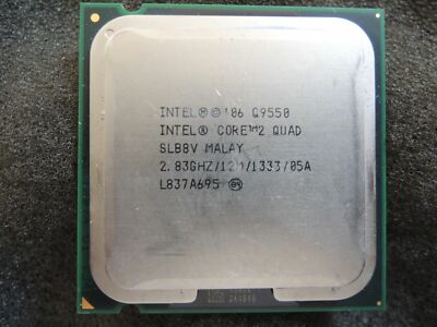 Intel Core 2 Quad Q9550 - 2.83 GHz (EU80569PJ073N) 775 SLAWQ SLB8V CPU 1333 MHz