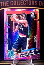 2023-24 Panini Donruss Optic Rated Rookie Rayan Rupert Hyper Pink Prizm RC
