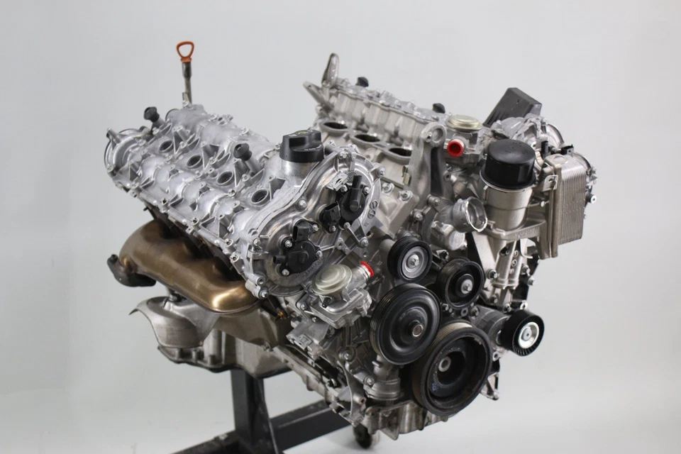 ✅07-12 Mercedes R230 SL550 E550 Ensamblaje de motor 5.5L V8 M273 RWD OEM 125k Foto 2 de 4