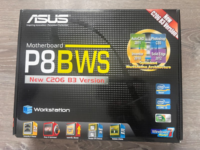 ASUS P8B WS, Intel C206 LGA 1155 Server Workstation ATX Motherboard