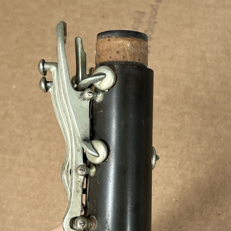 Vintage Black Clarinet Original Upper Joint Replacement Parts 97671 - Image 4 of 4