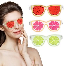 1 x Gel Eye Mask, Dark Circles Puffiness Cold or Hot Packs Reusable Migraine
