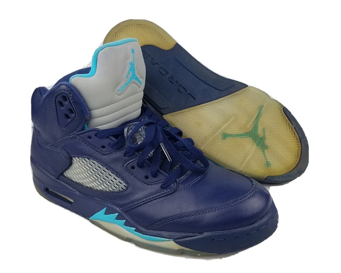 Air Jordan Retro Pre Grape Midnight Navy Turquoise Mens